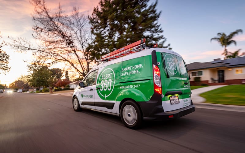 Alert 360 team member visiting a home