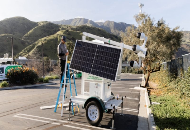 Alert 360 technician servicing equipment