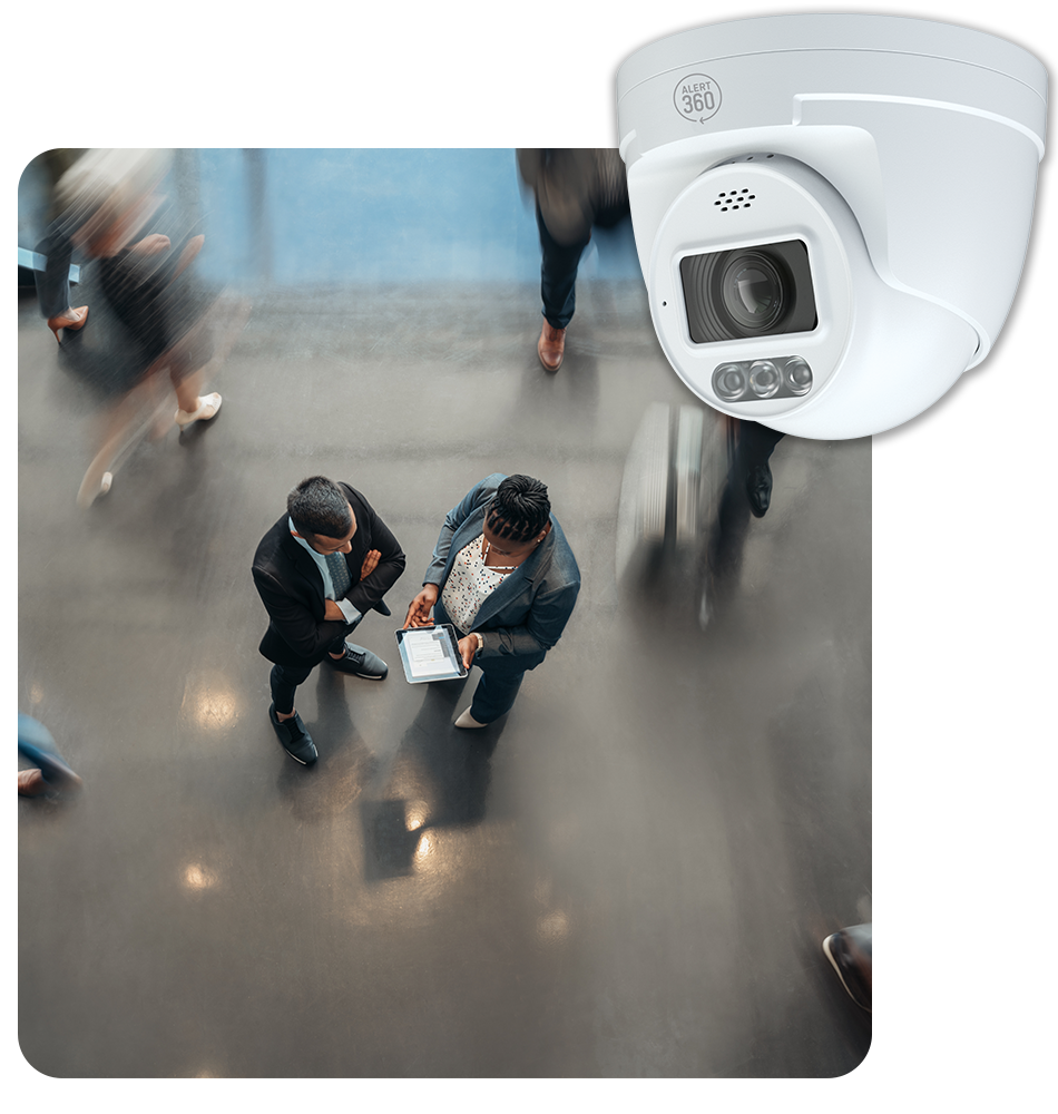 CCTV camera system interface and product view