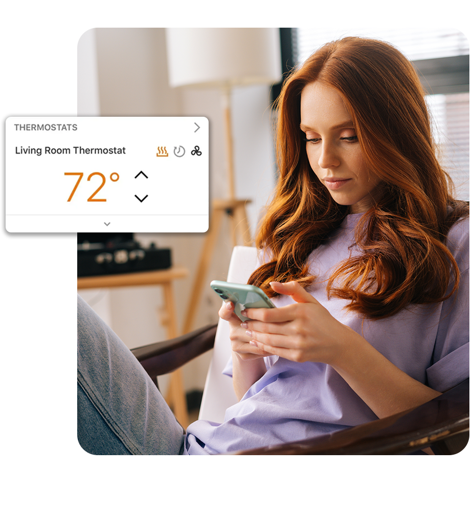 Alert 360 smart thermostat product and controls