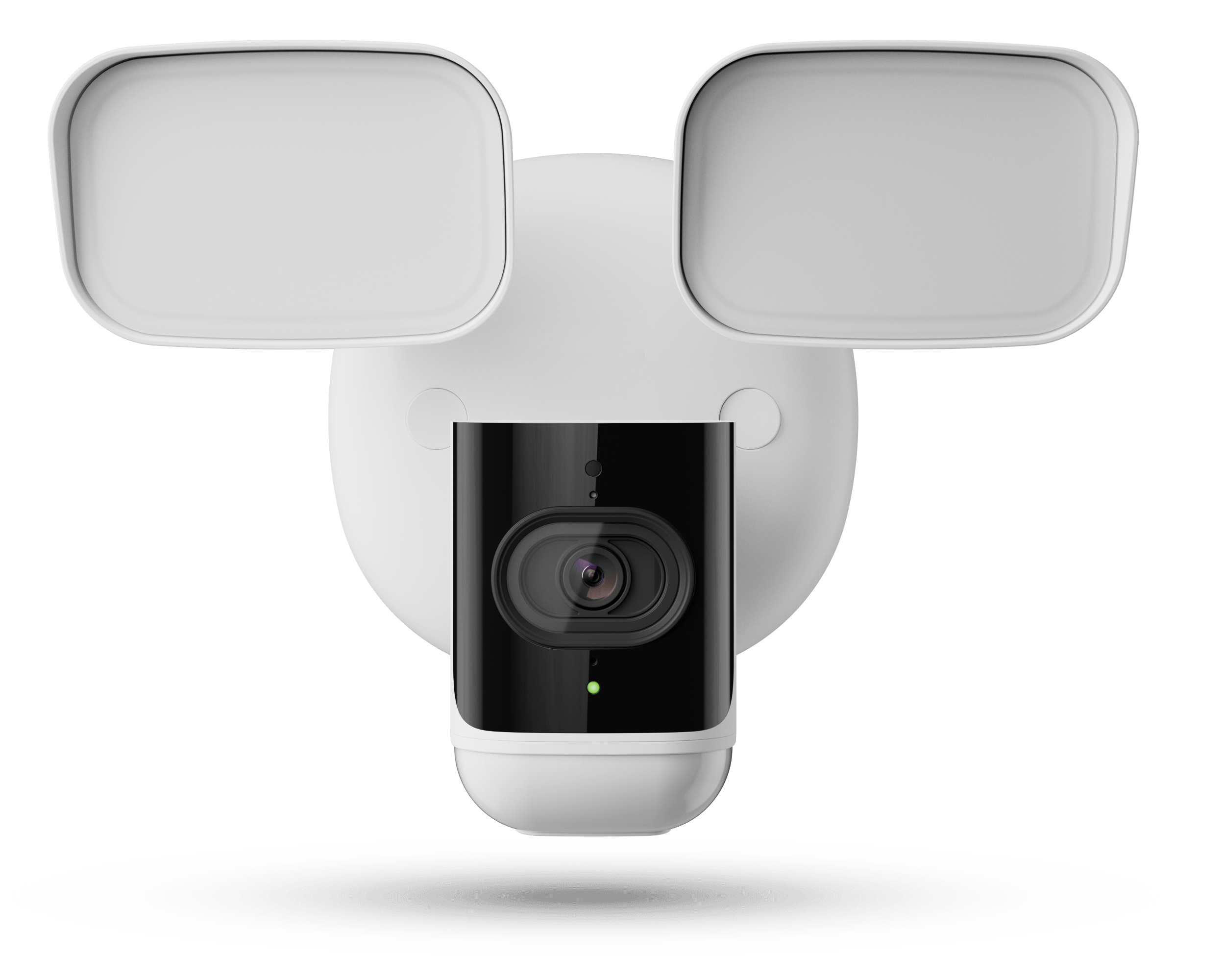 Floodlight camera product closeup