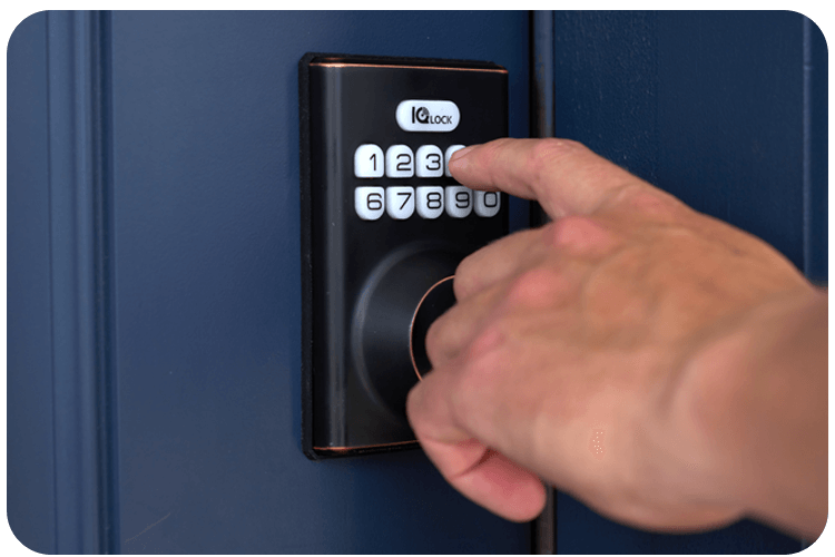 Personalized lock code illustration