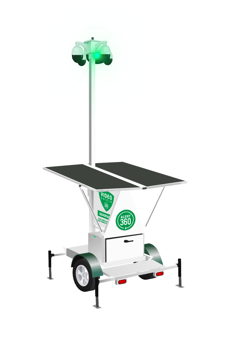 Alert 360 mobile surveillance unit deterrence animation