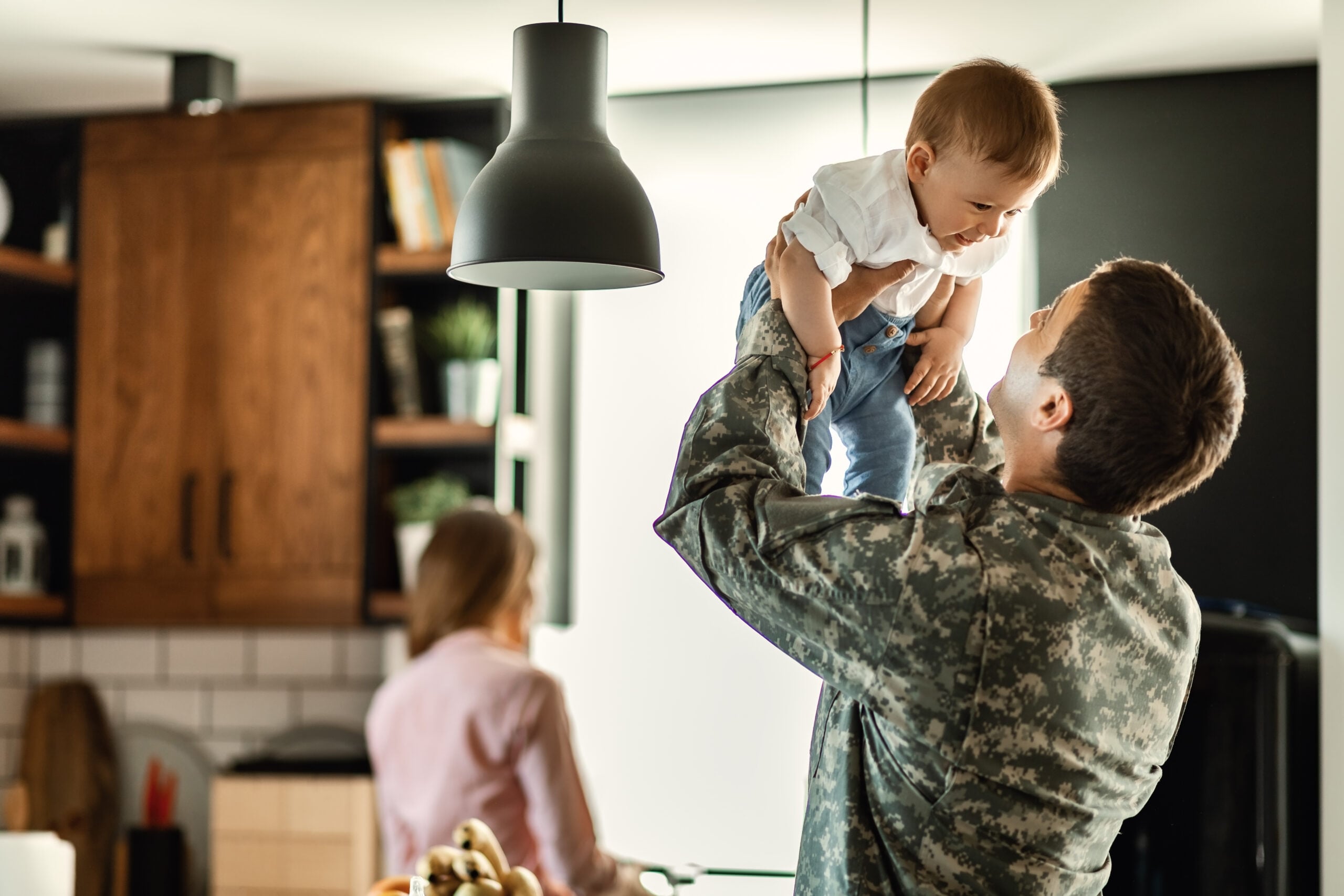 Family at home with peace of mind