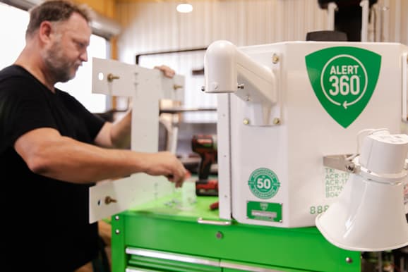 Video Shield equipment being manufactured in Greenville, Texas