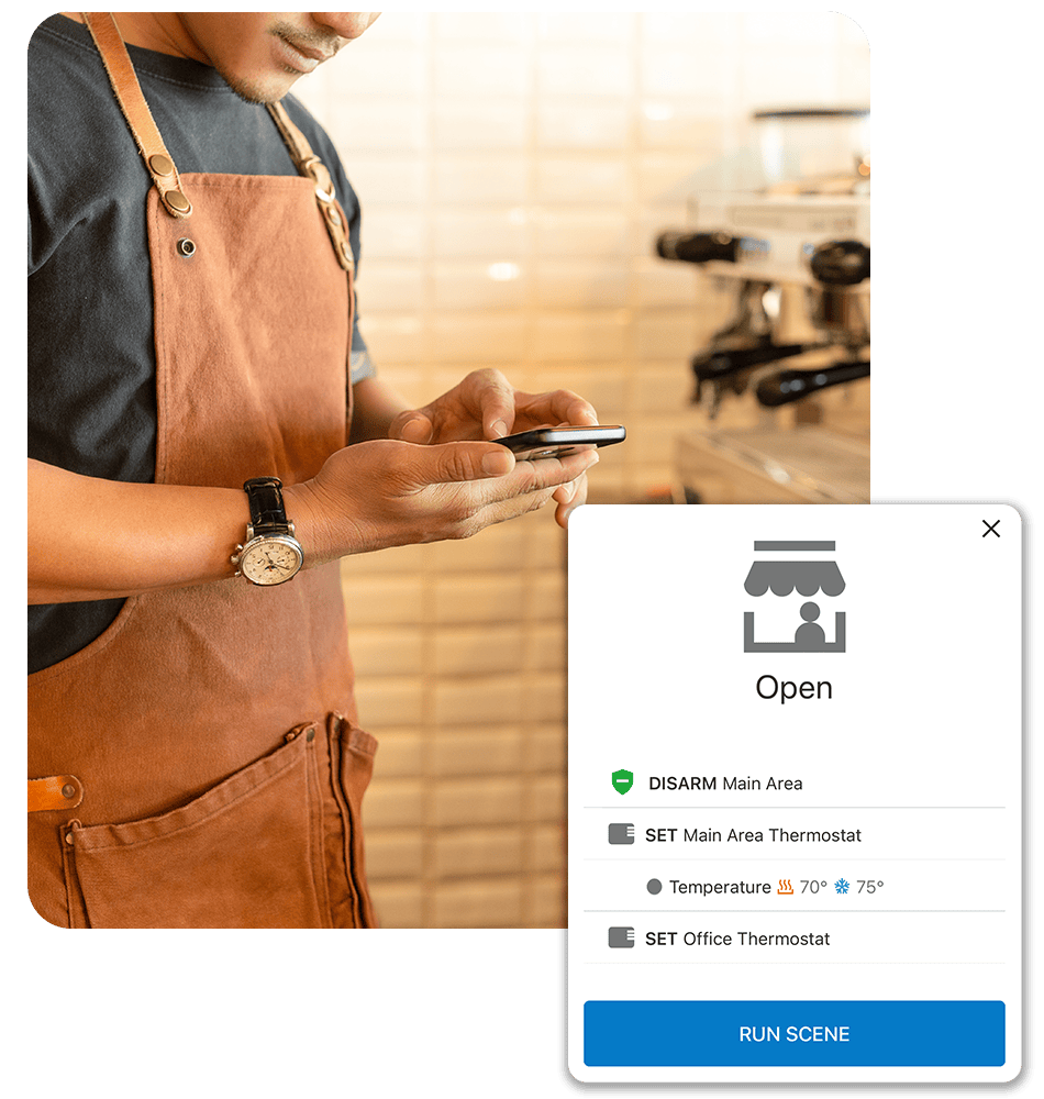 Business access control and security management