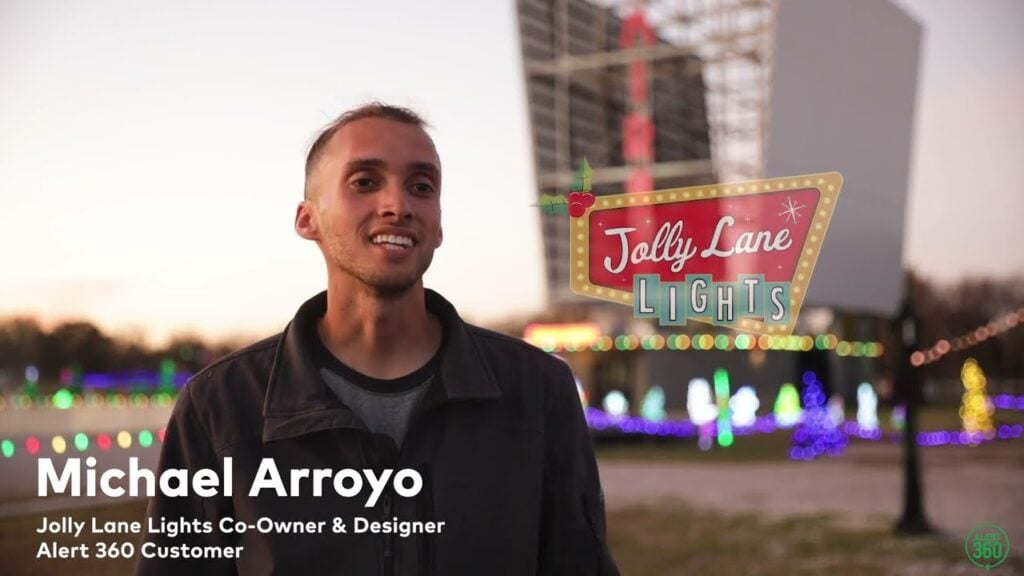 Tulsa's Largest Drive-Thru Light Show Secured by Alert 360 Video Shield