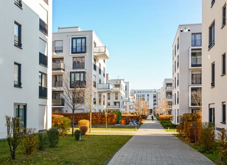 Multifamily residential property with Video Shield security monitoring