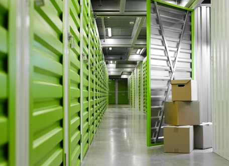 Storage facility monitored by Video Shield security cameras
