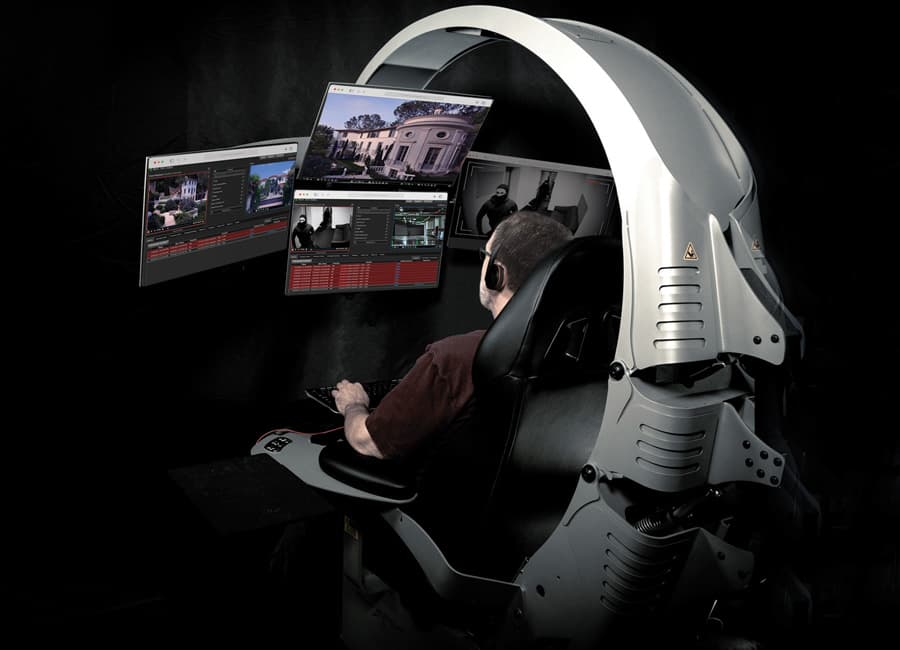 Video Shield monitoring professional supporting event response
