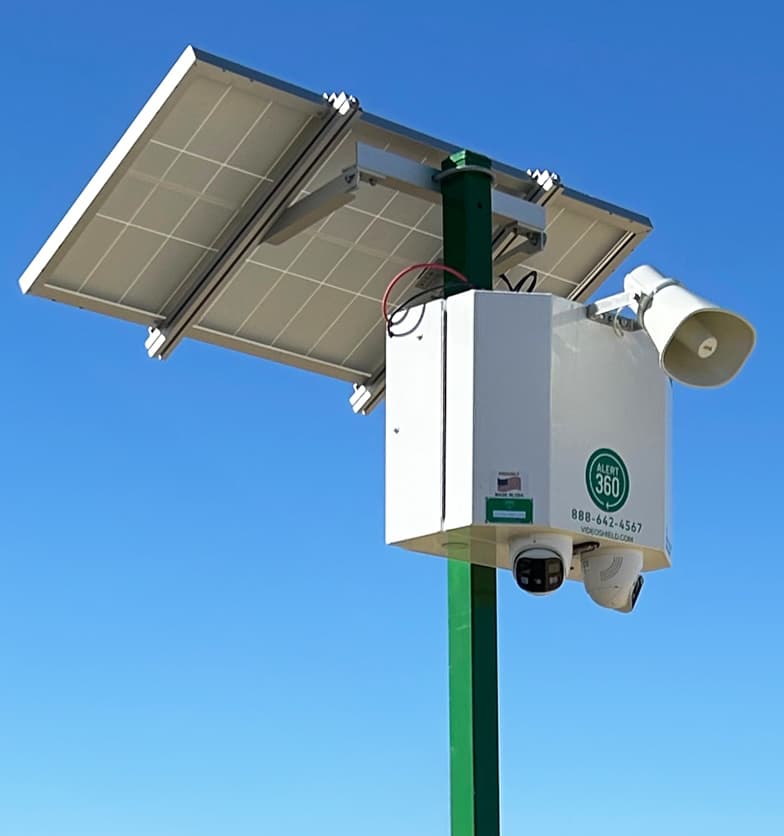 Alert 360 solar surveillance unit deployed for remote coverage