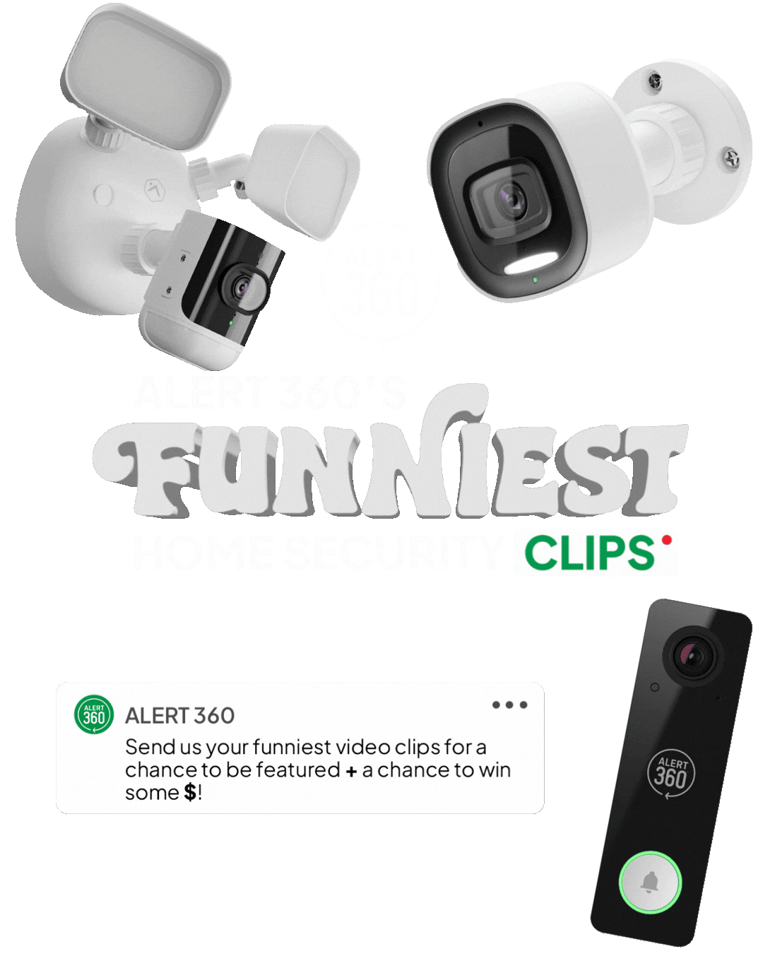 Funny moments caught on Alert 360 security cameras