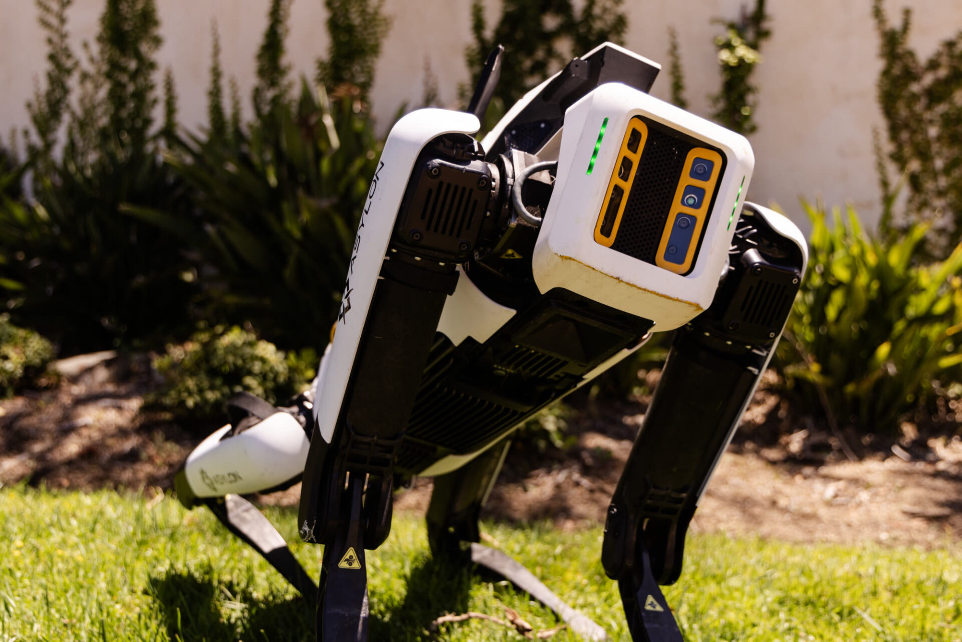 DroneDog sensor payload on patrol